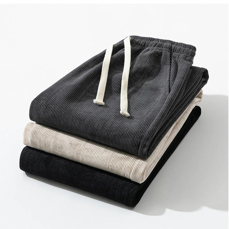 Navy Blue Fleece Jogger Pants