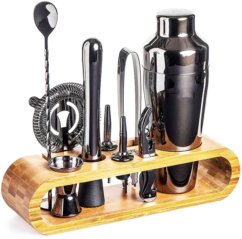 Premium Metal Cocktail Bar Set Essentials