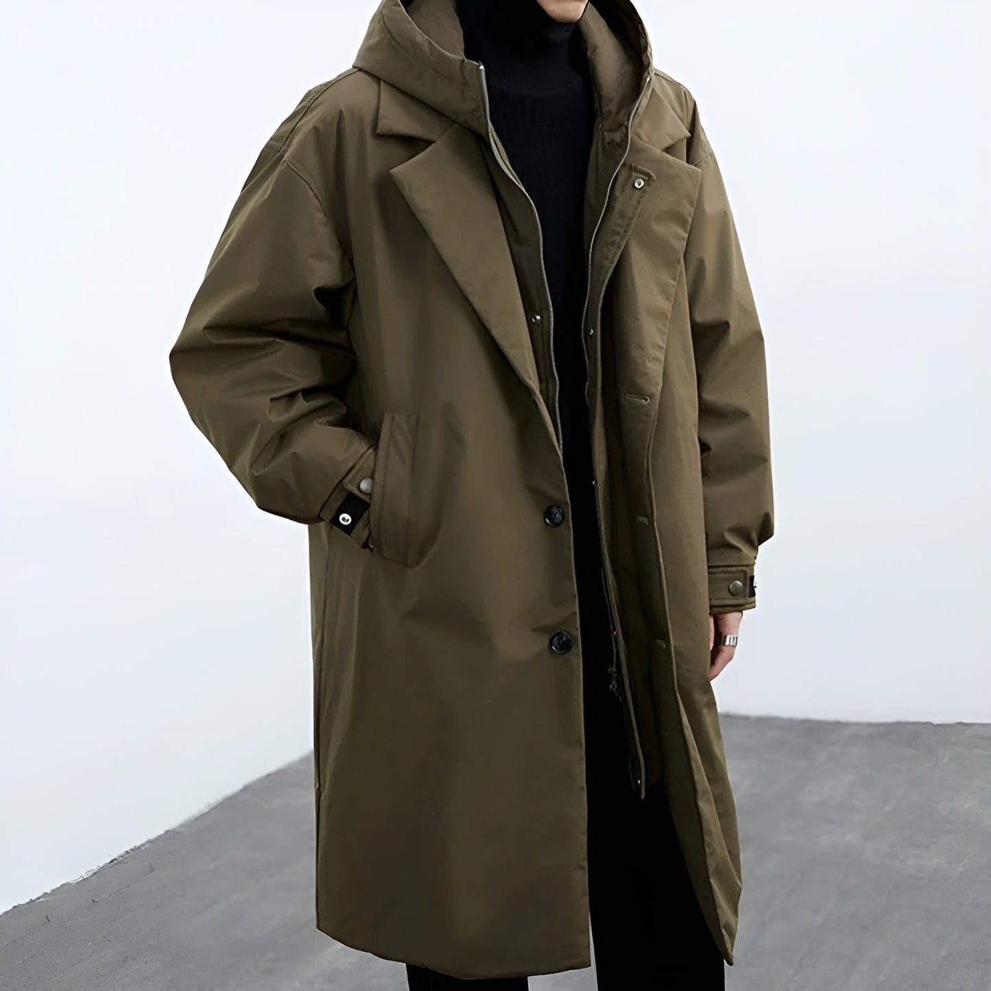 Classic Waterproof Long Coat