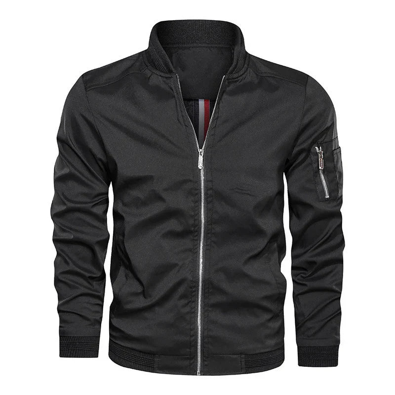 Men's Zip Up Flight Jacket