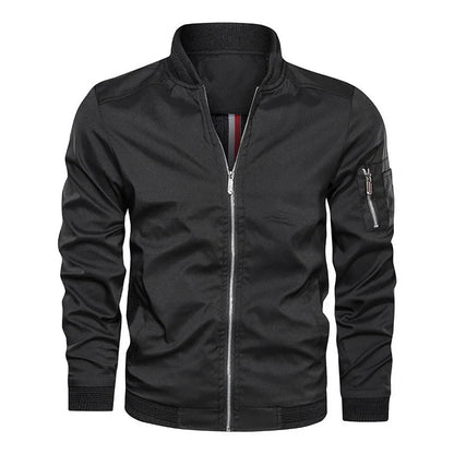 Men's Zip Up Flight Jacket