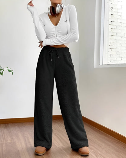 Plush Fleece Jogger Pants