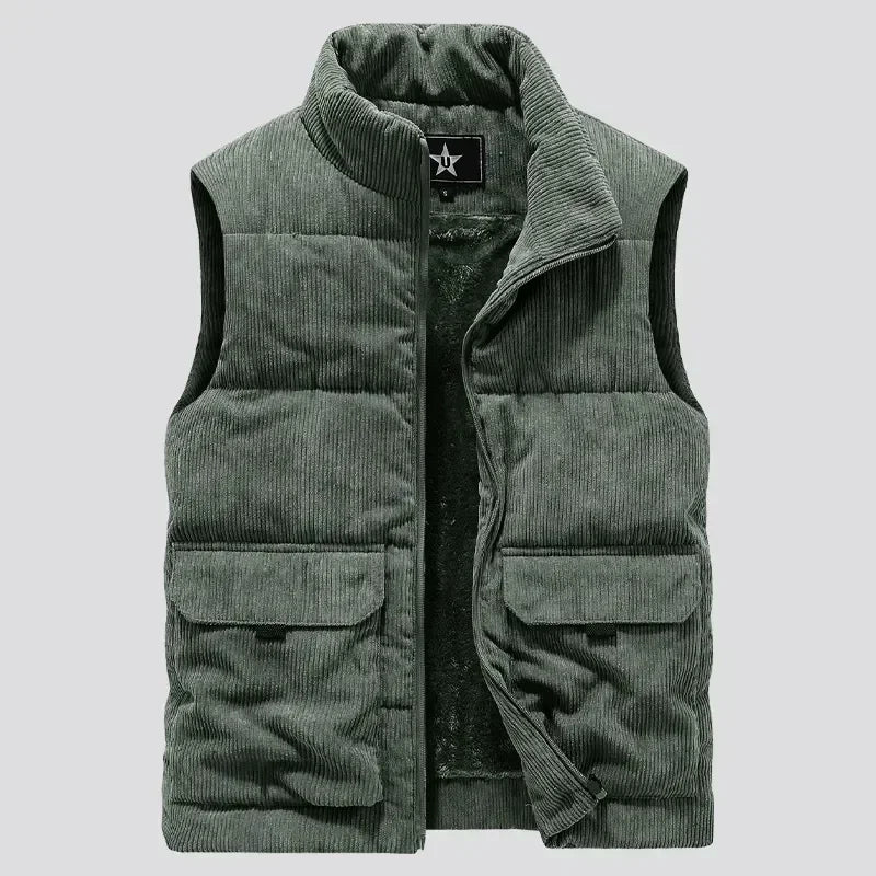 Textured Quilted Waistcoat