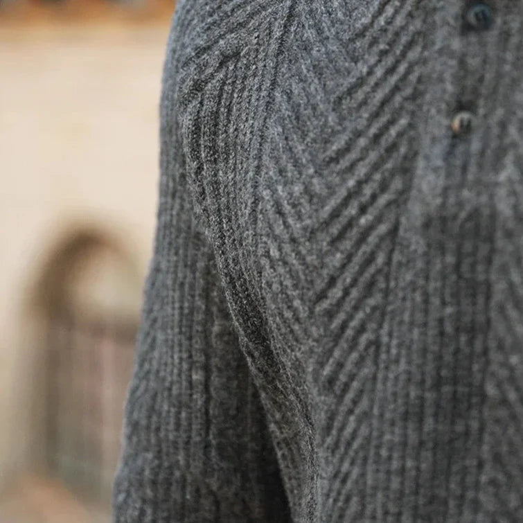 Classic Fit Knit Polo Shirt