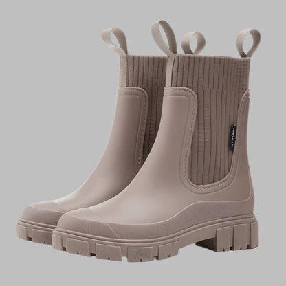 Water Resistant Ladies Ankle Boots - Olytrend