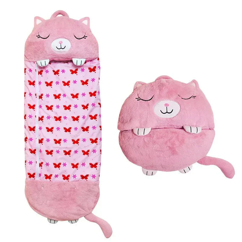 Cozy Kids Sleep Bag with Plush Toy