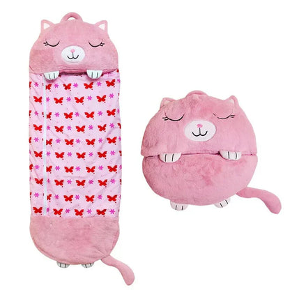 Cozy Kids Sleep Bag with Plush Toy