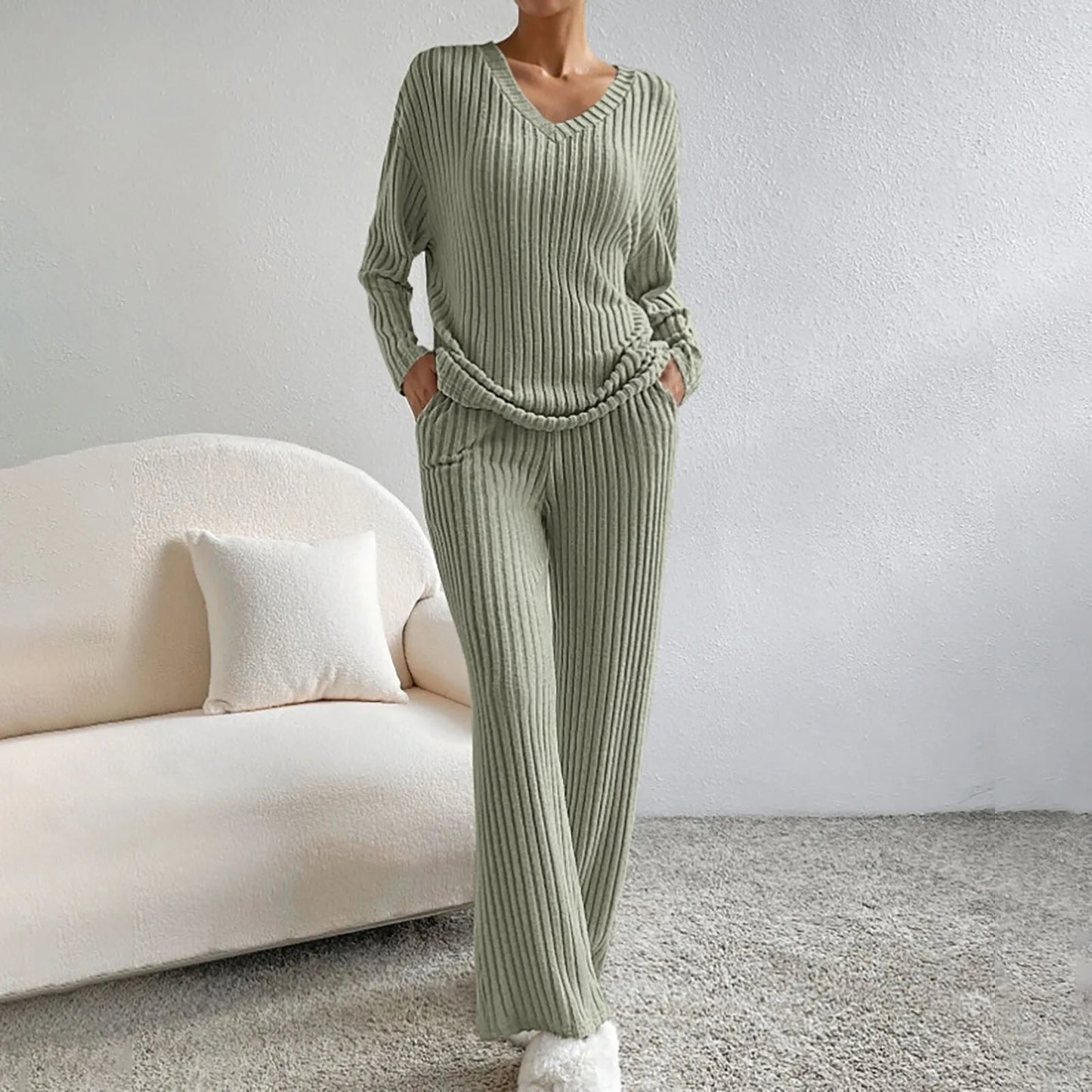 Soft Knit 2-Piece Clothing Set