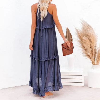 Chic Ruffle Strapless Summer Dress