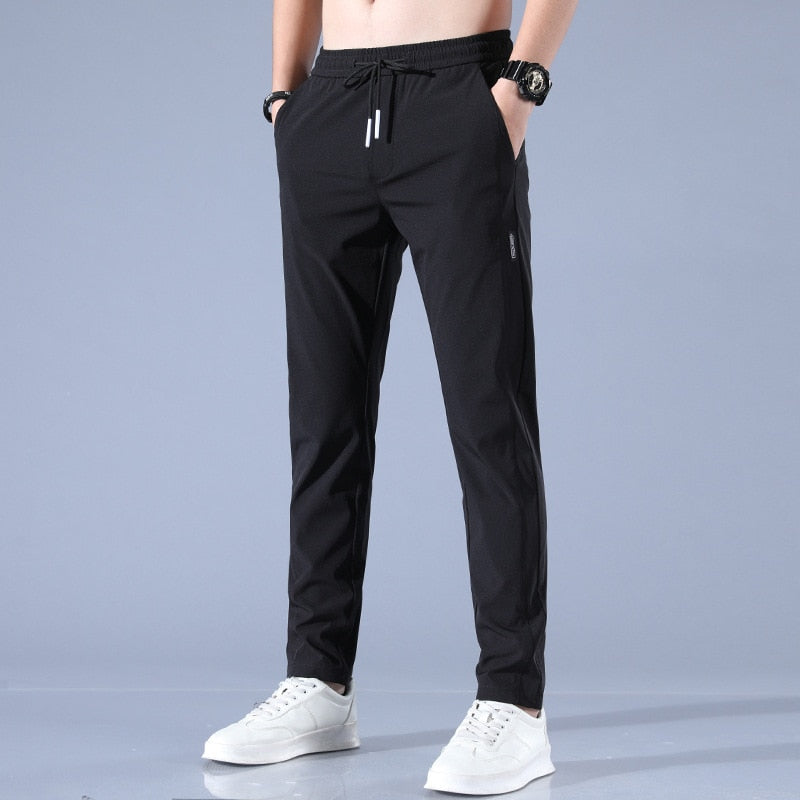 Men's Athletic Elastic Waist Pants