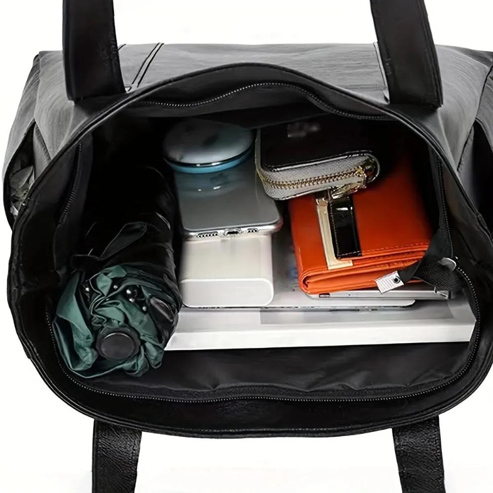 Eco Friendly Faux Leather Shopper Bag