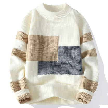 Soft Crew Neck Casual Men's Sweater