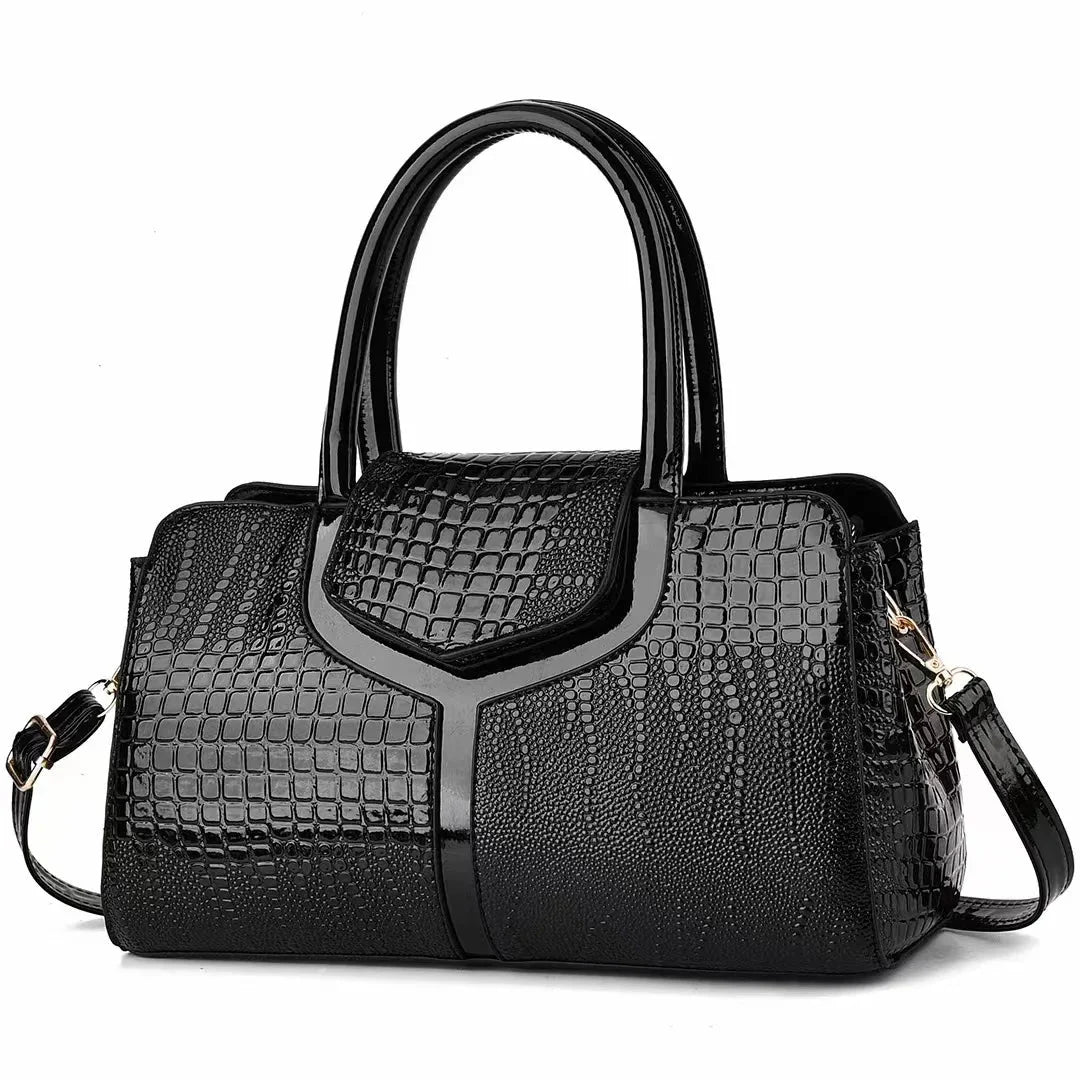 Classic Leather Tote Bag for Women