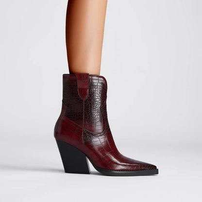 Han Westy Low Heel Ankle Boots