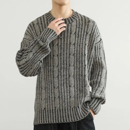 Casual Striped Pullover Sweater