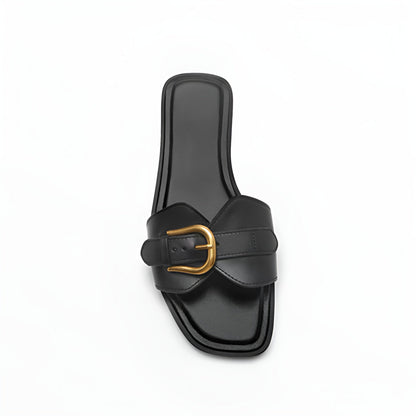 Premium Brown Leather Flip Flops