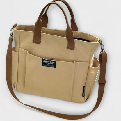 Simple Chic Cotton Shopping Bag - Olytrend
