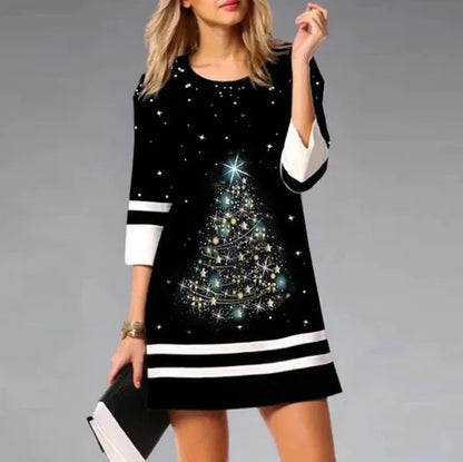 Festive Holiday Mini Party Dress