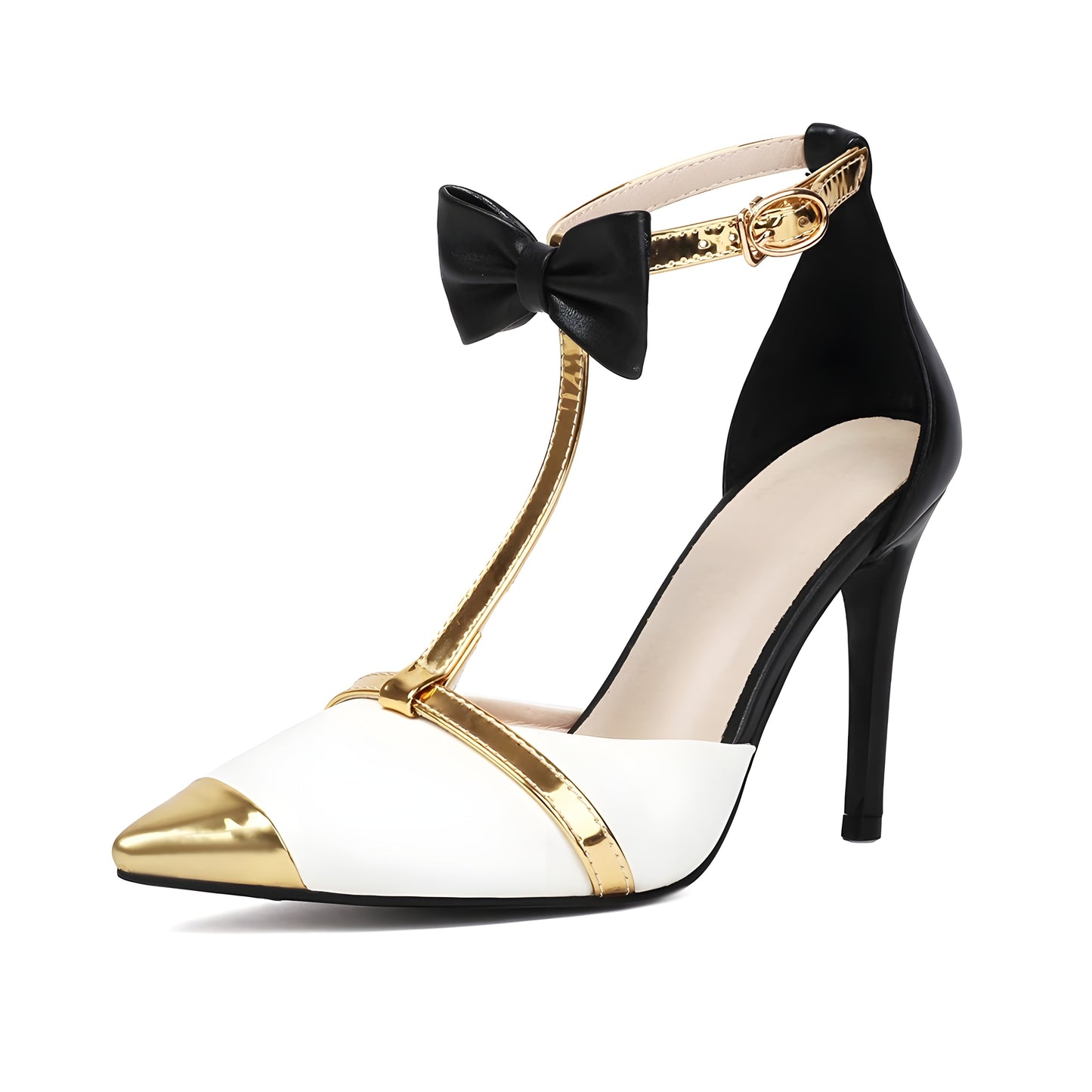 Elegant Buckle High Heel Shoes