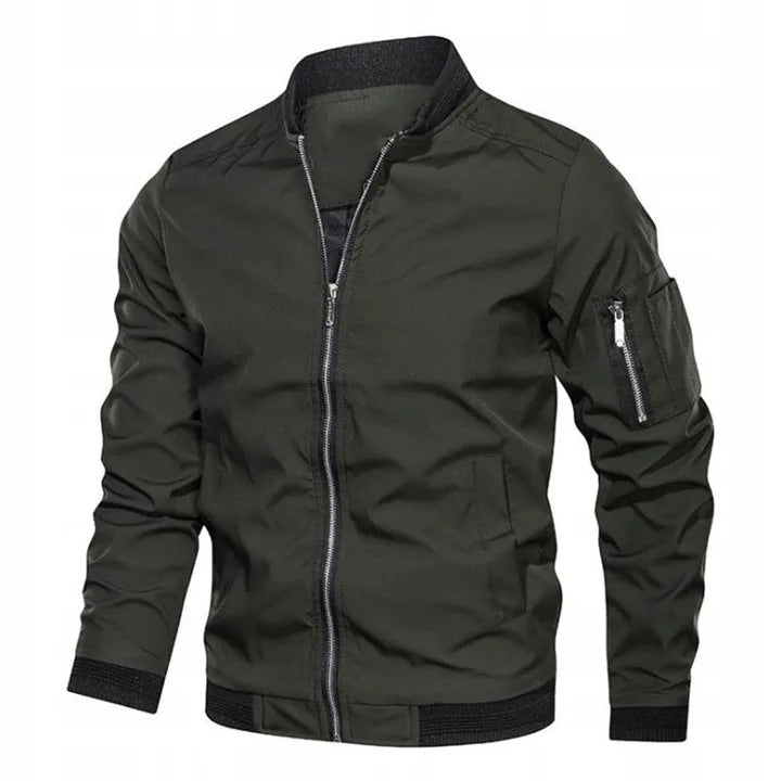 Men's Zip Up Flight Jacket