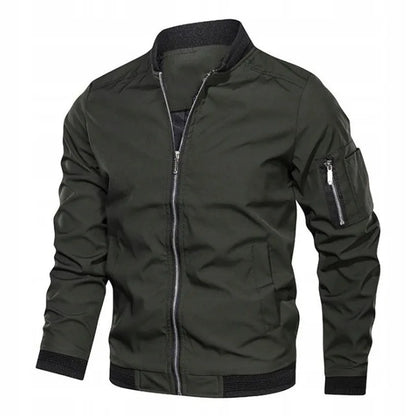 Men's Zip Up Flight Jacket