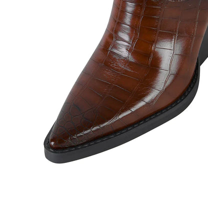 Han Westy Low Heel Ankle Boots