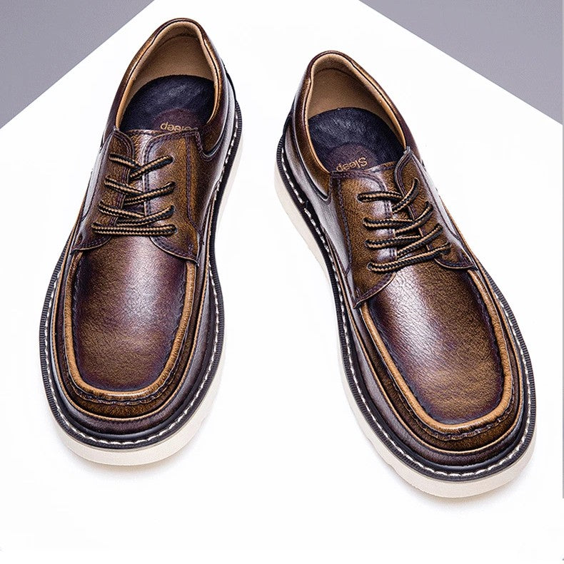 Luxury Genuine Leather Slip On Shoes
