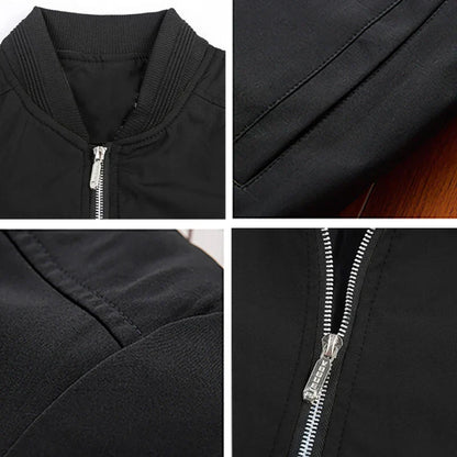 Men's Zip Up Flight Jacket