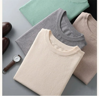 Soft Knit Cashmere Sweater Shirt