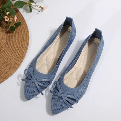 Comfortable Ribbon Tie Shoes