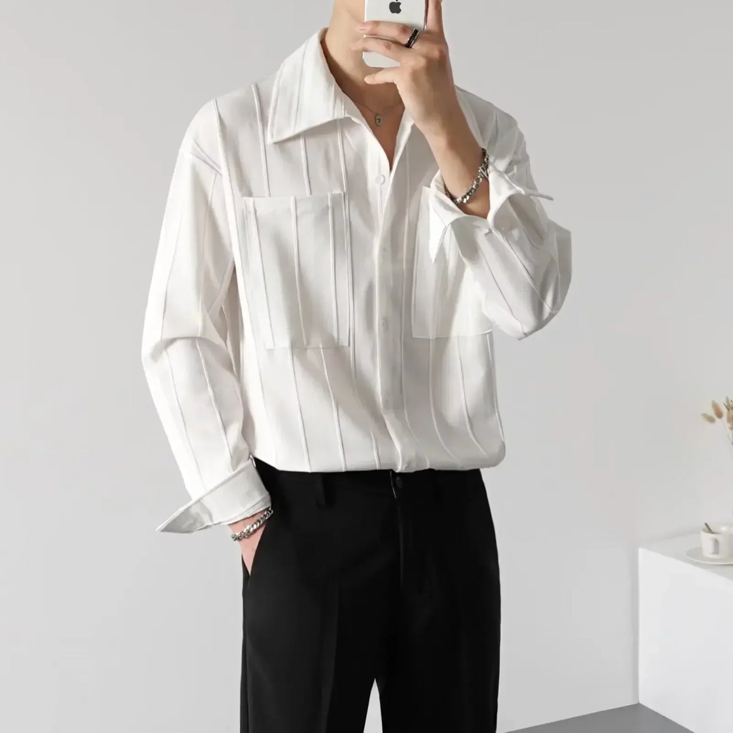 Casual Long Sleeve Button Down Shirt