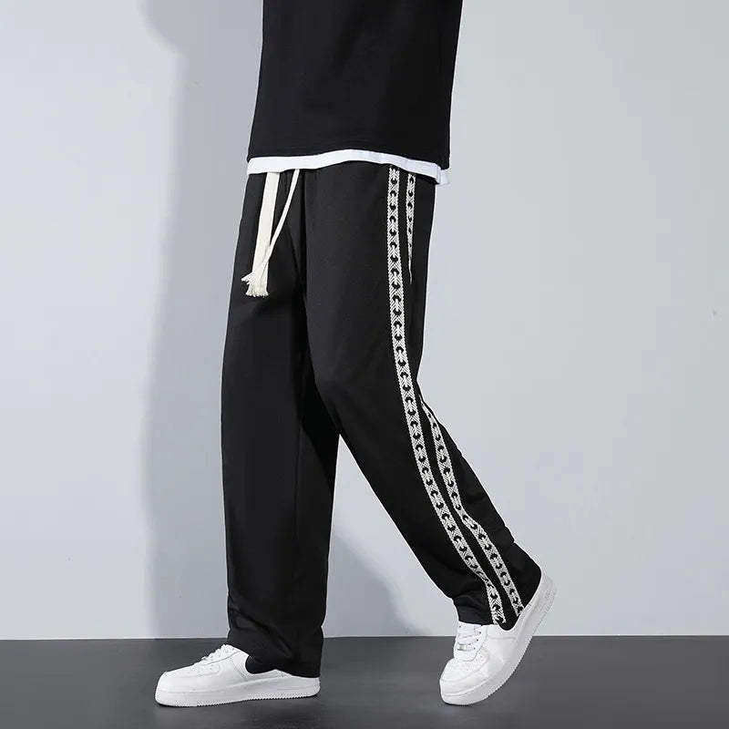 Casual Striped Jogger Pants - Nocini