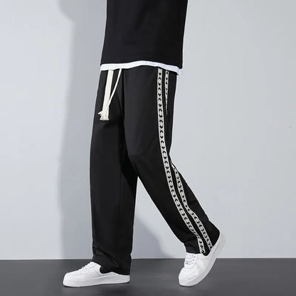 Casual Striped Jogger Pants - Nocini