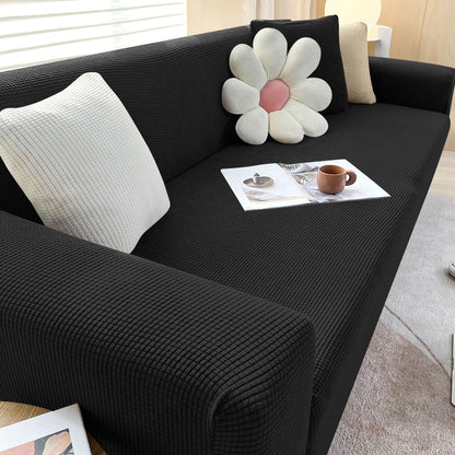 Fitted Elastic Couch Slipcover Anti-Slip Furniture Protector