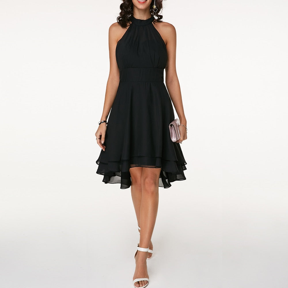Chic Halter Neck Summer Dress
