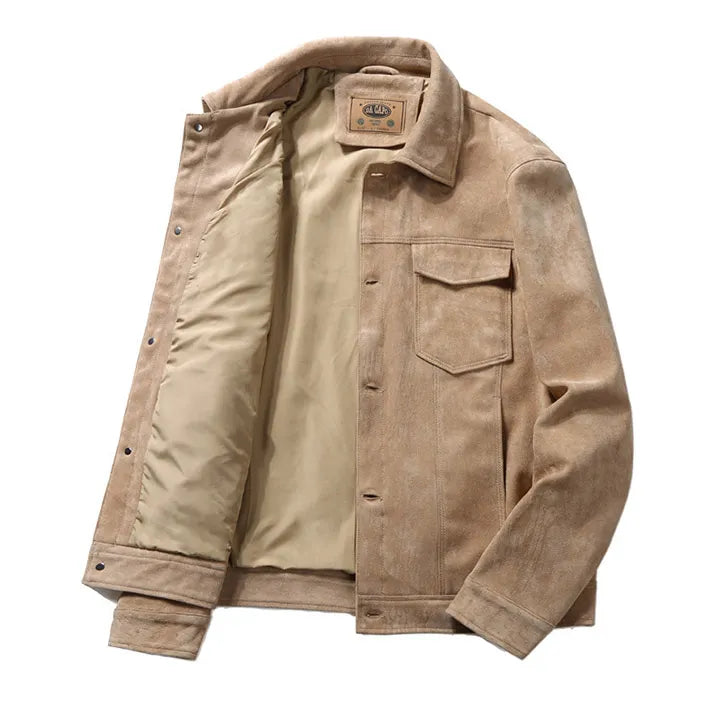 Luxury Brown Leather Jacket