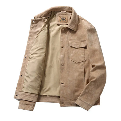 Luxury Brown Leather Jacket