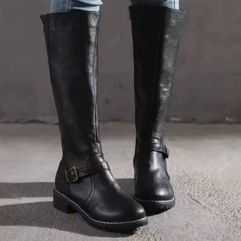 Tall Leather Riding Boots for Women
