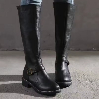 Tall Leather Riding Boots for Women