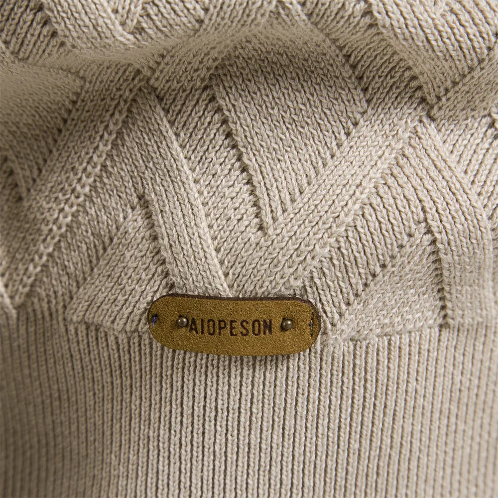 Classic Plaid Crew Neck Sweater