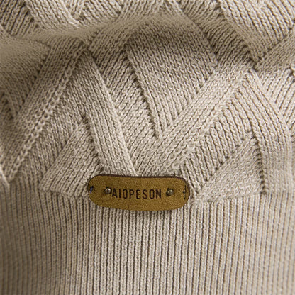 Classic Plaid Crew Neck Sweater