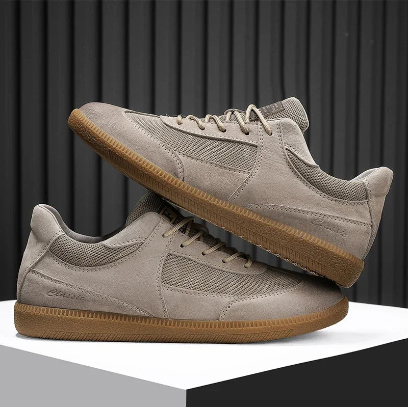 Soft Suede Low Top Casual Sneaker