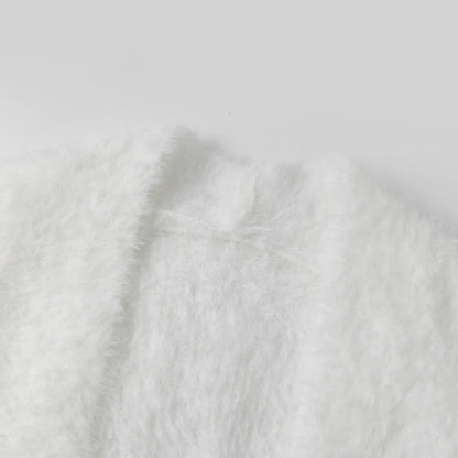 Classic Cozy Open Front Cardigan
