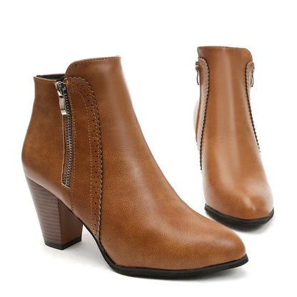 Classic High Heel Ankle Boots