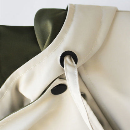 Waterproof Women's Windbreaker Coat with Adjustable Hood