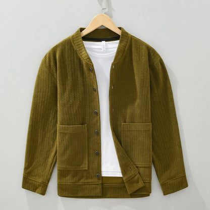 Rugged Textured Cotton Jacket - Nocini