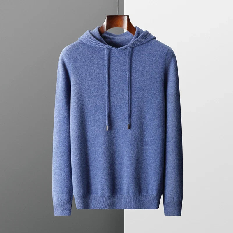 Soft Merino Wool Hooded Sweater