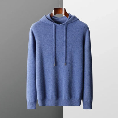 Soft Merino Wool Hooded Sweater