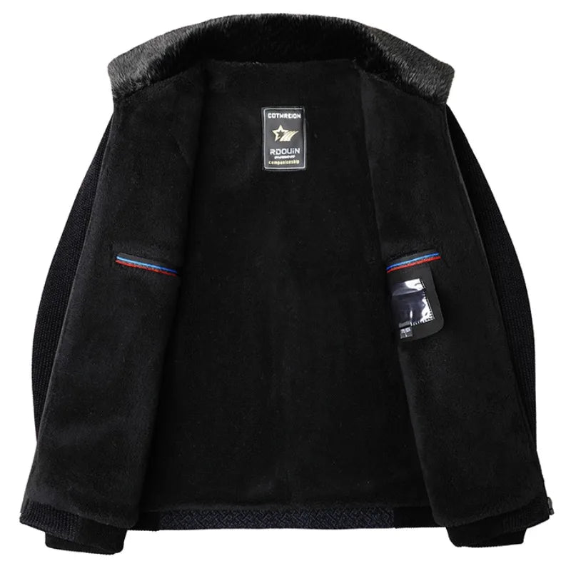 Warm Faux Fur Parka Coat