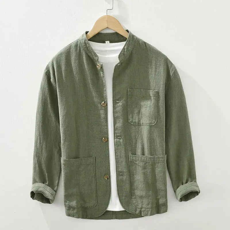 Slim Fit Casual Long-sleeve Shirt - Nocini